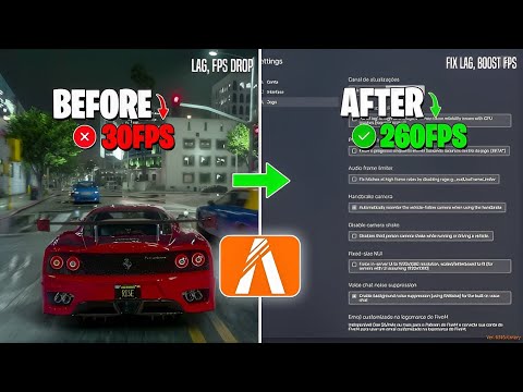 حل مشكلة الفريمات فايف ام 260 FPS 🔥 | قراند الحياة الواقعية GTA5