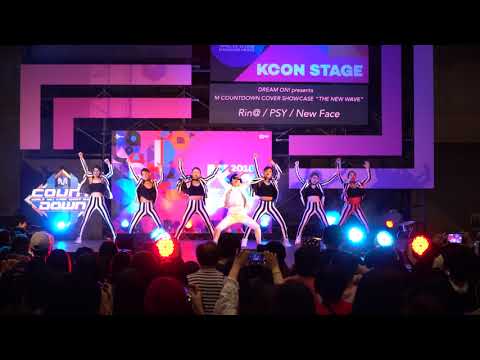 Rin@「PSY - New Face」 KCON 2018 M COUNTDOWN COVER SHOW 2018.04.14. sat