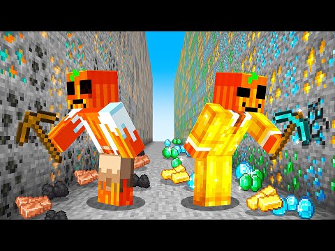 I entered the MINERS Civilization in Minecraft!