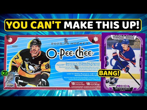 I ONLY PULL 🔥 FROM O-PEE-CHEE! - 2025-26 O-Pee-Chee Hockey Hobby Box Break x2