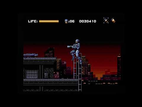 RoboCop versus The Terminator - Mega Drive [Killer Difficulty] (No Commentary)