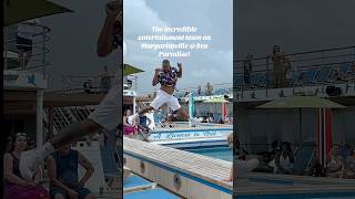 Entertainment team on the #Margaritavilleatseaparadise was incredible! #funnelheads #cruise