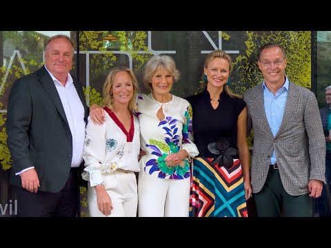 Royal family visits exhibition of Princess Irene