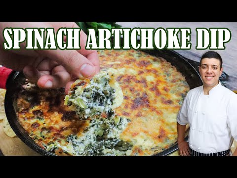 Best Spinach Artichoke Dip Recipe | Spinach Artichoke Dip from Scratch by Lounging with Lenny