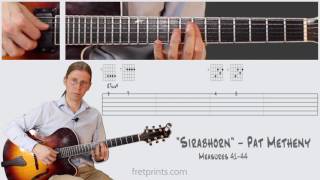 Learn "Sirabhorn" (Pat Metheny) | Measures 41-44