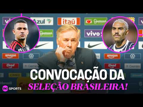ANCELOTTI CONVOCA A SELEÇÃO BRASILEIRA COM SURPRESAS DO FUTEBOL BRASILEIRO – VEJA A LISTA COMPLETA