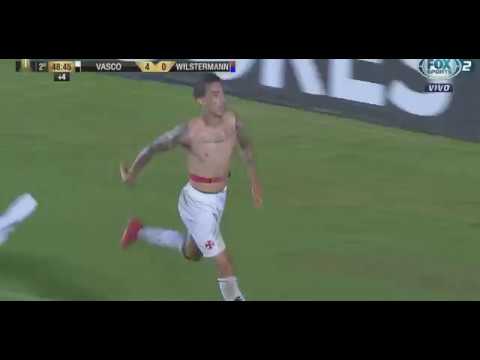 Gol de Rildo - Vasco 4 x 0 Jorge Wilstermann - Copa Libertadores 14/02/2018