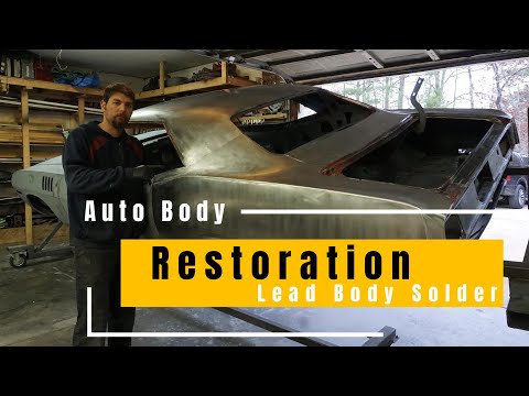 Guide to leading in the body seams on restoration projects. 1971 Barracuda episode 14