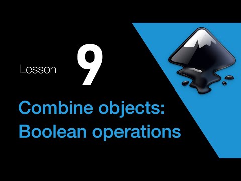 9) Boolean operations in Inkscape 1.3