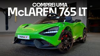 COMPREI UMA McLAREN! Conheça EM DETALHES a 765 LT... do Noah =D