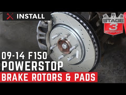 2009-2014 F-150 Power Stop Full Brake Kit Install