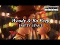 Unfinished Woody Bo Peep Empty Space