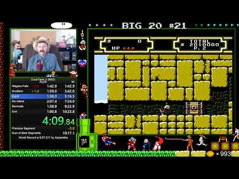 DuckTales 2 (NES) speedrun in 10:12 by Arcus