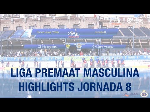 Partido de la Jornada 18/19 - Highlights 8ªJornada Masculina (CE Mediterrani 8-6 CN Sant Andreu)