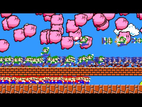 The 100 Mario Luigi Kirby Sonic Collection