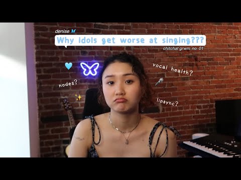 KPOP-101: Why idols get worse at singing??? (grwm no. 01) // denise