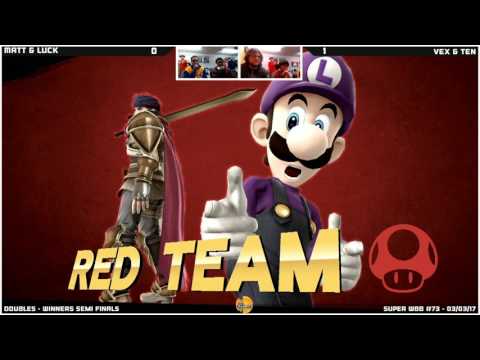 WBB #73  Luck & SSBMatt vs Ten & Vex   Winners Semi Finals   Smash 4 Doubles