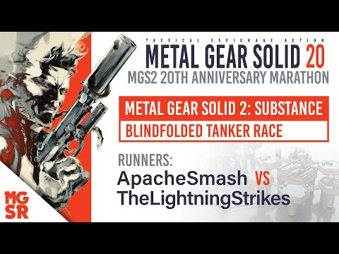MGS2 2wentieth: MGS2: Substance (Tanker, Blindfolded) Race by ApacheSmash & TheLightningStrikes