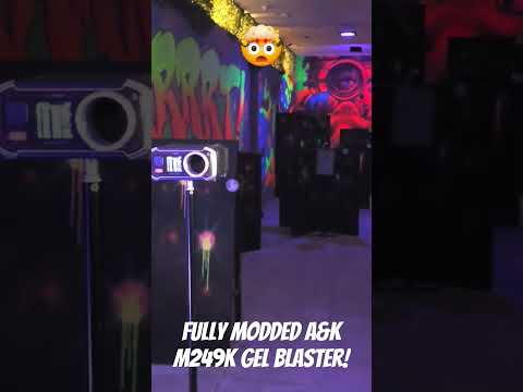 Fully upgraded A&K M249K Gel Blaster!