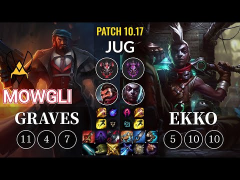 VIT Mowgli Graves vs Ekko Jungle - KR Patch 10.17