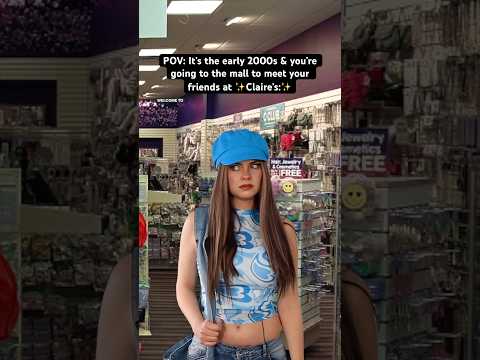 POV: It’s the #early2000s & you’re going to the mall to meet your friends at Claire’s. #nostalgia