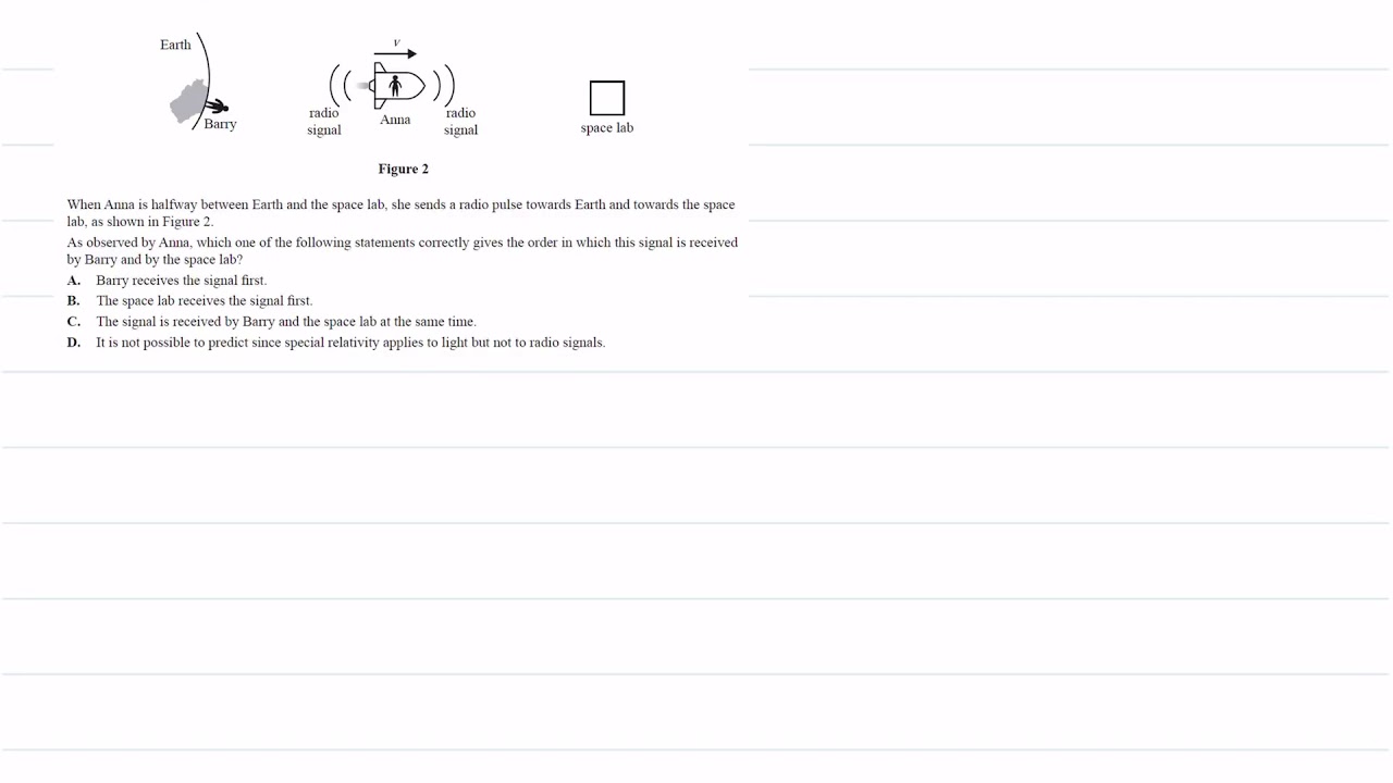 Exam Problem - Special Relativity