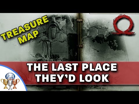 God of War Treasure Map - The Last Place They'd Look - Map and Dig Spot Locations