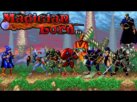 MAGICIAN LORD - 1cc ALL - Sergio Oubel - World record (Twin Galaxies) 785250 pts