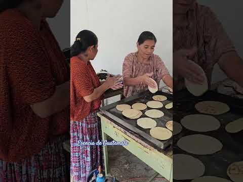 Las ricas tortillas que elaboran en San Pablo #tamahu #altaverapaz