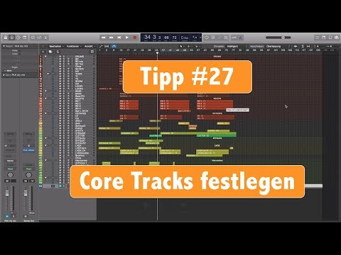 Abmischen großer Projekte/ Core Tracks festlegen - 29 Tipps in 31 Tagen
