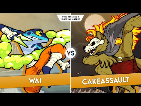 Wai (Ranno) vs. CakeAssault (Forsburn) | GotE 4TheKids 8, Losers Quarters | Rivals of Aether