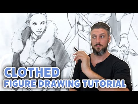 Clothed Figure Drawing Tutorial - Drawing clothing Made Easy