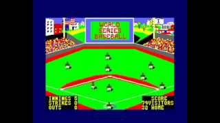 [AMSTRAD CPC] World Series Baseball - Longplay & Review