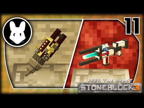 11 Let's Play StoneBlock 3 - Drill VS Mining Gadget