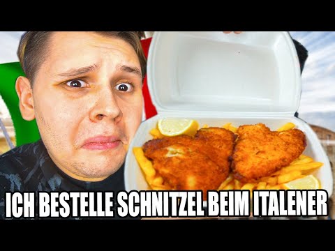 I ORDER SCHNITZEL FROM THE ITALIAN RESTAURANT🧐🥩 - Experiment (Does it taste good?🤔)