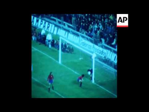 SYND 25 4 76 SPAIN V WEST GERMANY IN MADRID