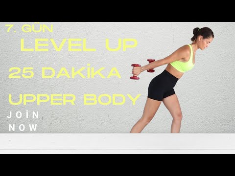 Level Up — 26 Gün | 7. Gün | Üst Vücut — Core Destekli