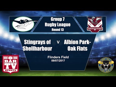 2017 Group 7 RL Round 13 Full Match Replay - Stingrays of Shellharbour Vs Albion Park-Oak Flats