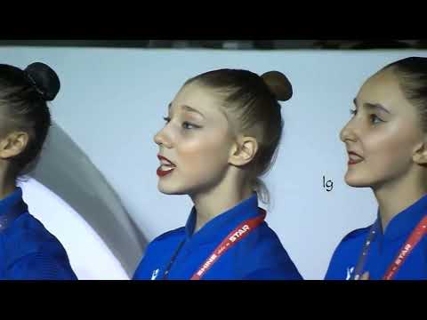 Award Ceremony Groups Finals European Championships Baku 2023