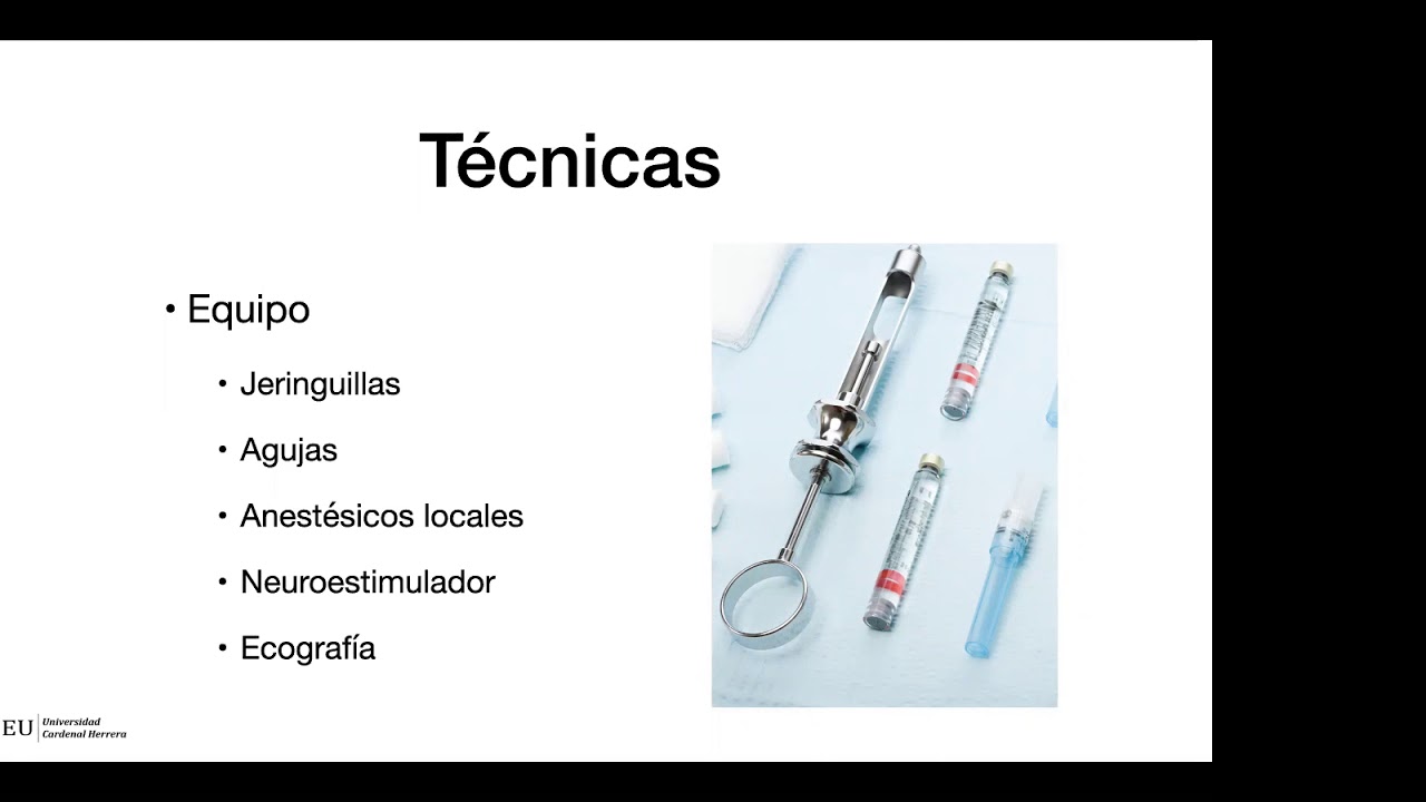 Analgesia de nervios periféricos de la cabeza
