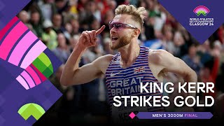 Josh Kerr 🇬🇧 powers to 3000m world title | World Athletics Indoor Championships Glasgow 24