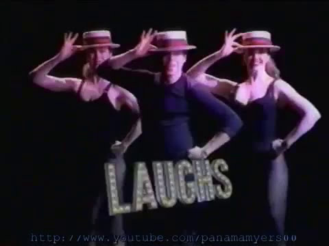 1999 TV commercial frame for the Broadway revue FOSSE, showcasing the hat-and-gloves silhouette