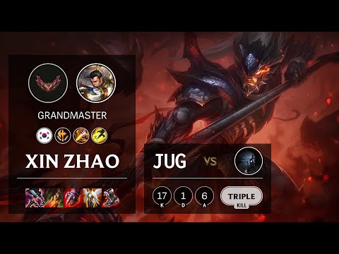 Xin Zhao Jungle vs Kindred - KR Grandmaster Patch 12.2