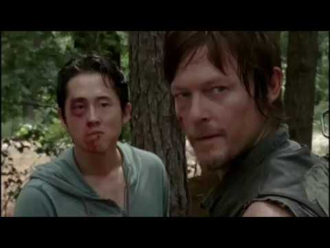 The Walking Dead Rick noquea a Merle