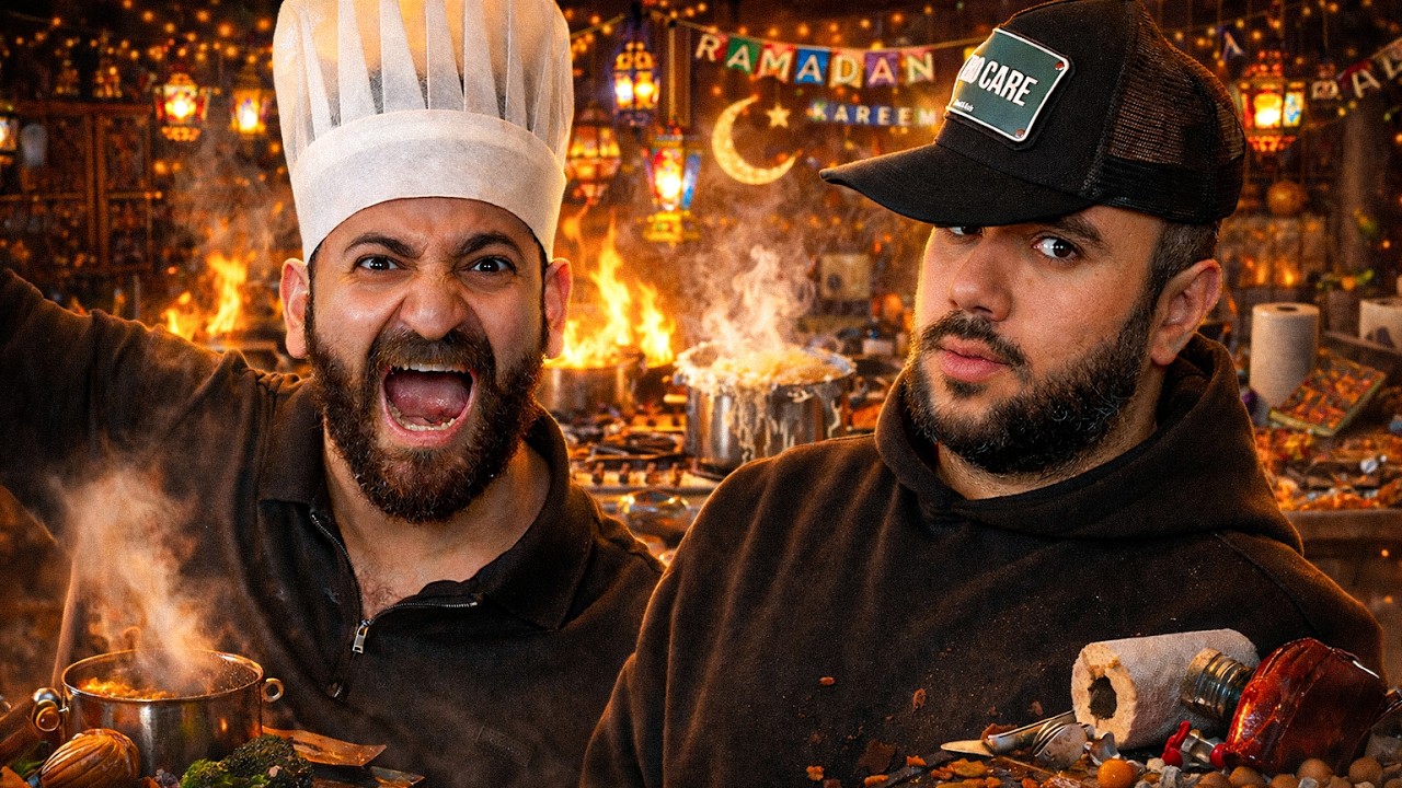 مكرونة بلونيز ضد مكرونة وايت صوص - يحيى عزام 🧑🏻‍🍳 - البوكس الغامض💀 (٤) رمض?