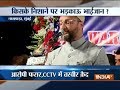 Shoe hurled at AIMIM chief Owaisi during a rally in Mumbai