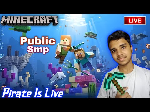 🏴‍☠️ INSANE Minecraft Smp Live Stream - Join the Pirate Adventure!