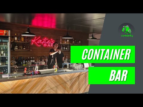 20ft Shipping Container Bar