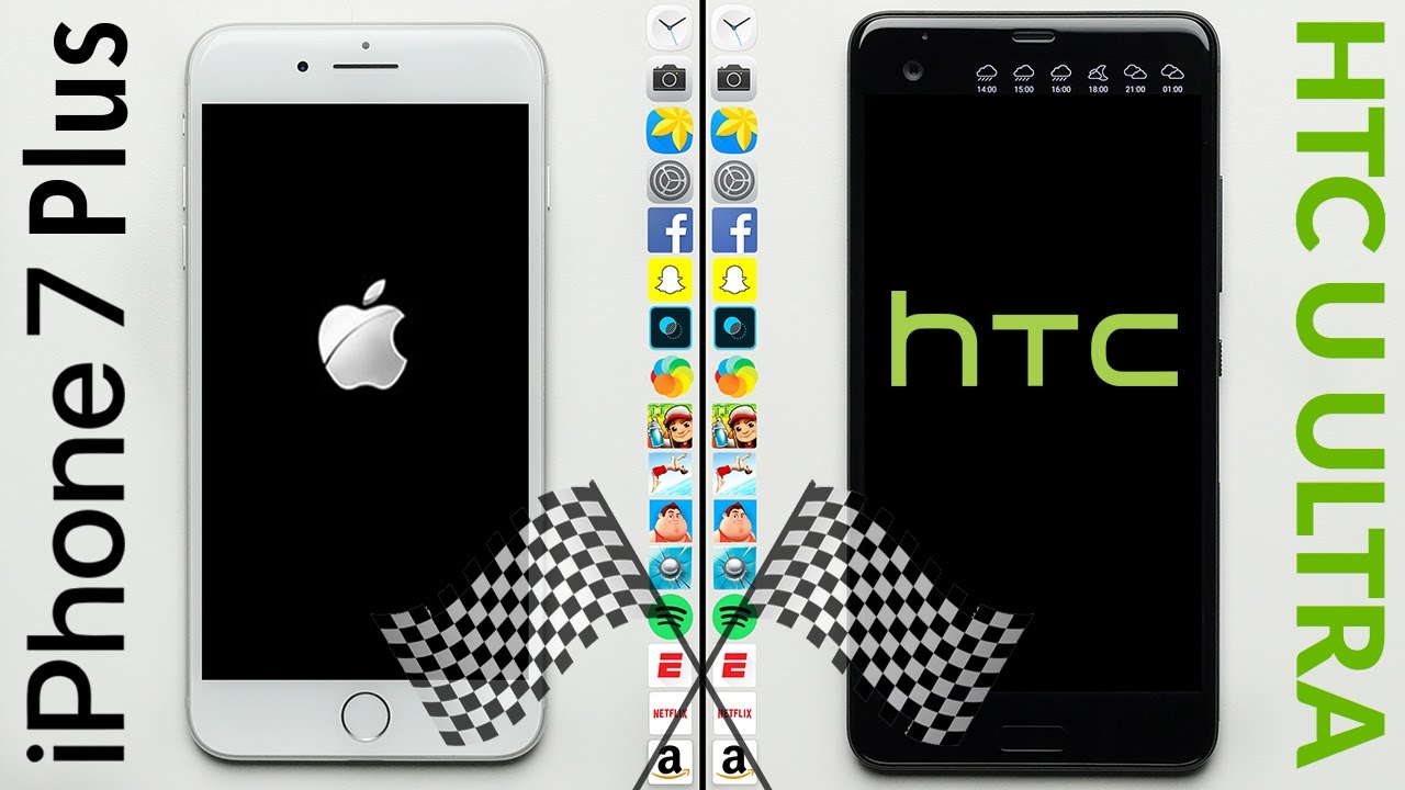 iPhone 7 Plus vs. HTC U Ultra Speed Test