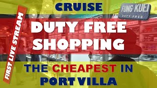 Deb & Matt Chat FIRST Live Stream : Port Villa Duty free : Tips for cruising